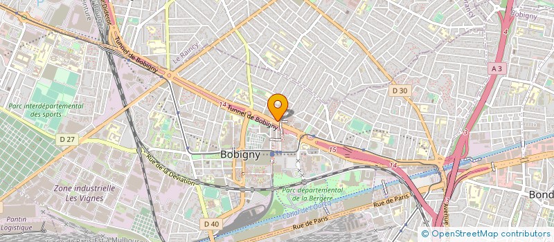 localisation de l'entreprise ASS CONTROLE JUDICIAIRE ACJSE à BOBIGNY