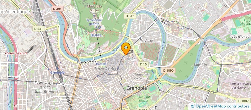 localisation de l'entreprise ASS COOP FRANCO-CULTUR MAGHREBINE à GRENOBLE