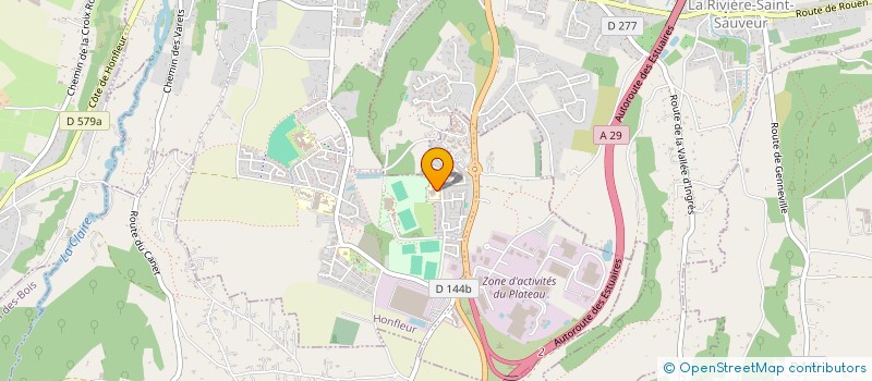 localisation de l'entreprise ASS COOPERATIVE SAMUEL DE CHAMPLAIN  HONFLEUR