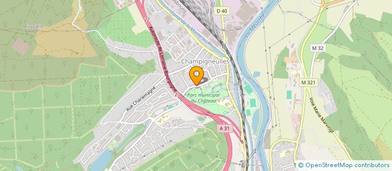 localisation de l'entreprise ASS COOPERATIVE SCOLAIRE à CHAMPIGNEULLES