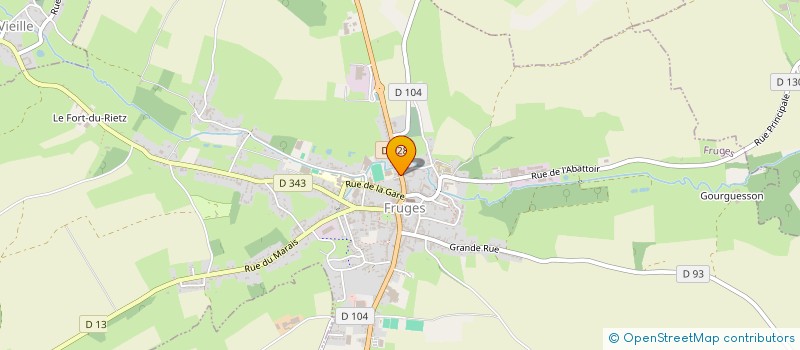 localisation de l'entreprise ASS COORACE à FRUGES