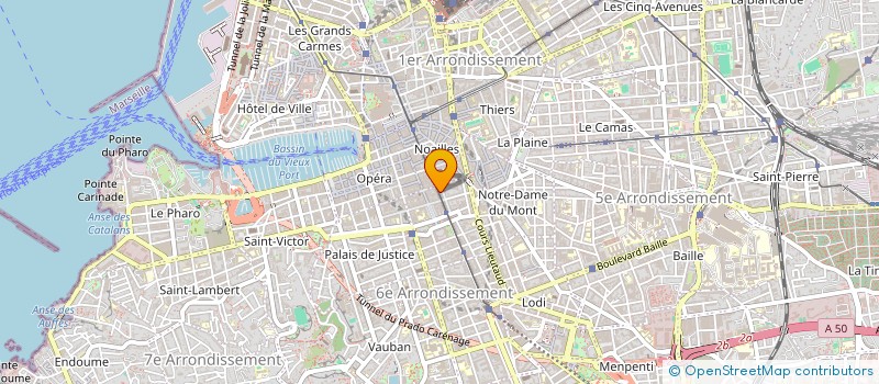 localisation de l'entreprise ASS COORD ACTIV CULTURE ECHANGES LOISIRS à MARSEILLE