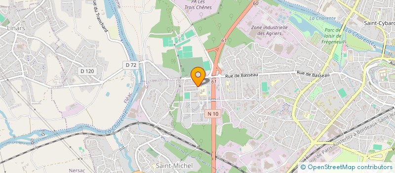 localisation de l'entreprise ASS COORD ASSEMB INTERETS QUARTI BASSEAU à ANGOULEME