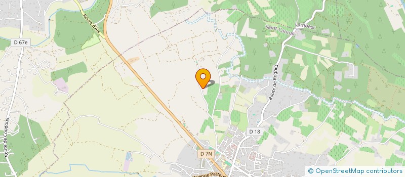 localisation de l'entreprise ASS COORD. ORGANIS. RAIDS EQUESTRES ENDU  SAINT-CANNAT