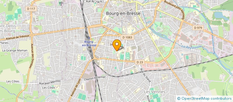 localisation de l'entreprise ASS COORDIN ACTIONS FORMAT MONTAGNE AIN à BOURG-EN-BRESSE