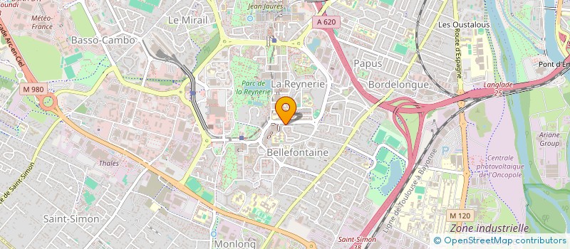 localisation de l'entreprise ASS COORDIN EDUCAT FORMAT ANIMA REYNERIE à TOULOUSE