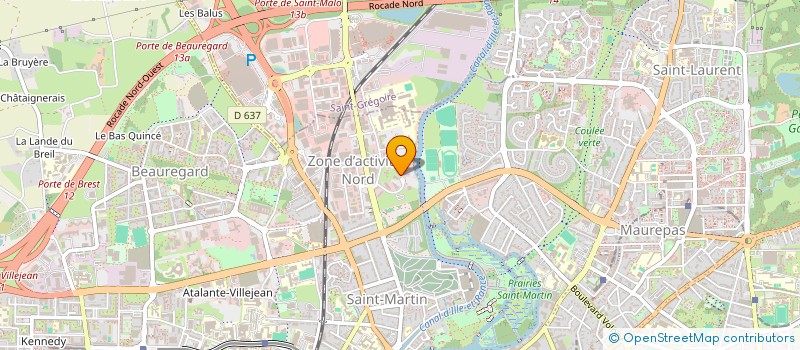 localisation de l'entreprise ASS COORDINA ENTREPRENEUR BASSIN RENNAIS à RENNES