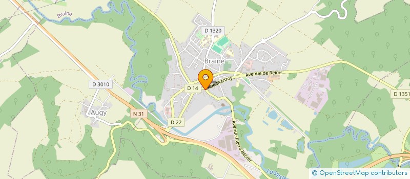 localisation de l'entreprise ASS COORDINATION AIDE PERSONNE AGEE à BRAINE