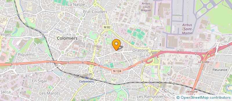 localisation de l'entreprise ASS COORDINATION GERONTOLOGIE INTERCOMMU à COLOMIERS