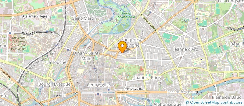 localisation de l'entreprise ASS COPRO 001 RUE JEAN MACE  RENNES