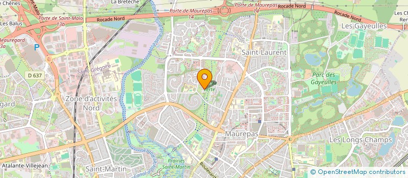 localisation de l'entreprise ASS COPRO 1 ALLEE DE LANESTER  RENNES