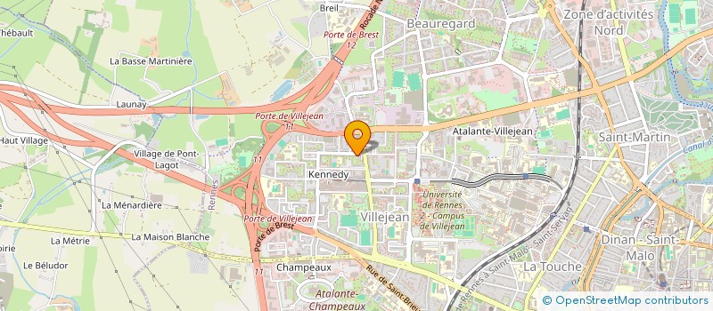 localisation de l'entreprise ASS COPRO 1 AU 7 R DE PICARDIE  RENNES