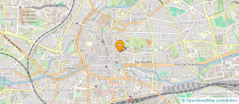 localisation de l'entreprise ASS COPRO 1 CONTOUR DE LA MOTTE  RENNES