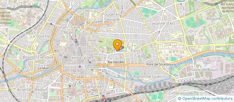 localisation de l'entreprise ASS COPRO 1 IMP VERLAINE  RENNES