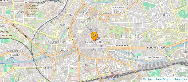 localisation de l'entreprise ASS COPRO 1 R DE BRILHAC  RENNES