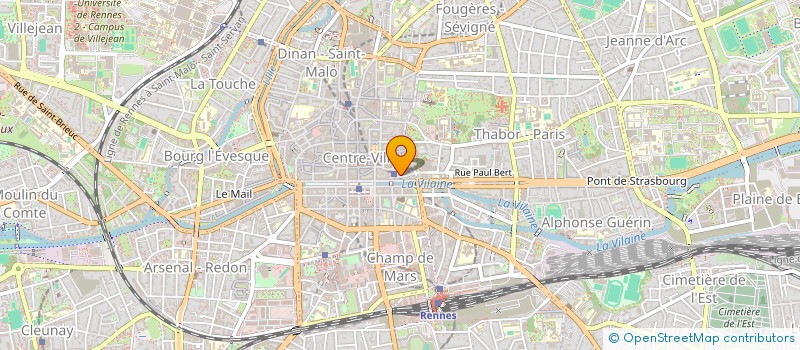 localisation de l'entreprise ASS COPRO 1 R FRANCS BOURGEOIS  RENNES