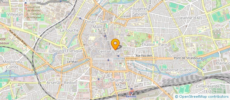 localisation de l'entreprise ASS COPRO 1 R ST GEORGES 6 PL PARLEMENT  RENNES