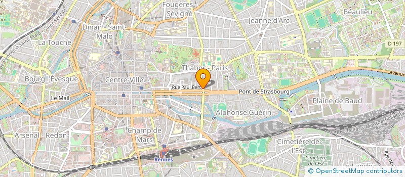 localisation de l'entreprise ASS COPRO 1 RUE DE CHATEAUDUN  RENNES