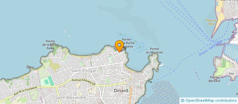 localisation de l'entreprise ASS COPRO 1 RUE DE LA MALOUINE  DINARD