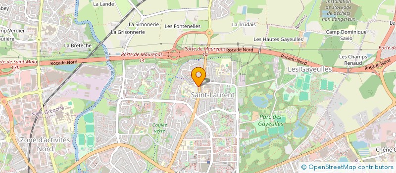 localisation de l'entreprise ASS COPRO 1 RUE DE LA TAUVRAIS  RENNES