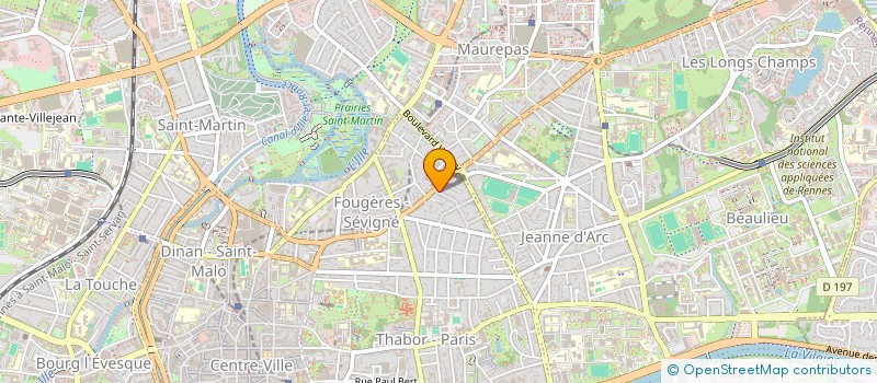 localisation de l'entreprise ASS COPRO 1 RUE EDMOND ROSTAND  RENNES