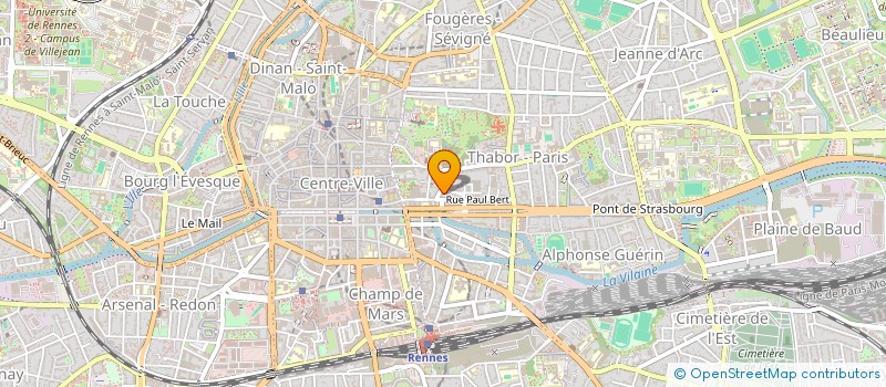 localisation de l'entreprise ASS COPRO 1 RUE LAFAYETTE  RENNES