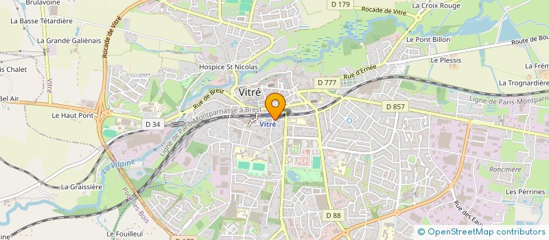 localisation de l'entreprise ASS COPRO 1 RUE LEMAITRE  VITRE