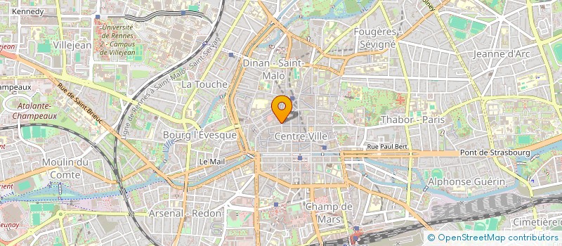 localisation de l'entreprise ASS COPRO 1 RUE RALLIER DU BATY  RENNES