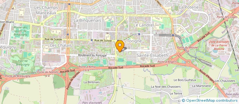 localisation de l'entreprise ASS COPRO 1 SQ DE SOFIA  RENNES