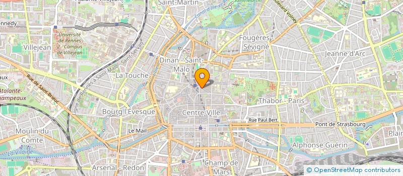 localisation de l'entreprise ASS COPRO 10 R DE LA VISITATION  RENNES