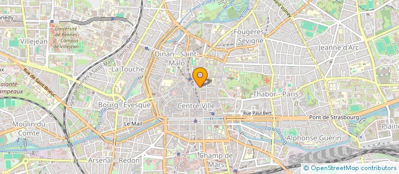 localisation de l'entreprise ASS COPRO 10 RUE DE BERTRAND  RENNES