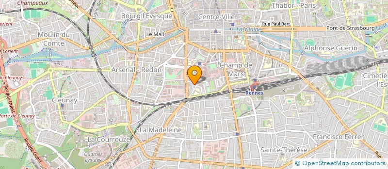 localisation de l'entreprise ASS COPRO 10 RUE DU DR ROUX  RENNES