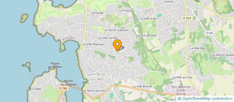 localisation de l'entreprise ASS COPRO 100 BD DU GENERAL DE GAULLE  SAINT-LUNAIRE