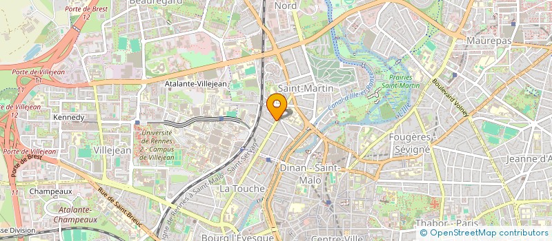 localisation de l'entreprise ASS COPRO 101 ET 103 BD VERDUN  RENNES