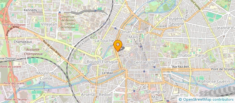 localisation de l'entreprise ASS COPRO 11 R DU LOUIS D'OR  RENNES