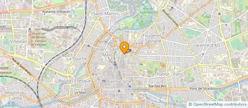 localisation de l'entreprise ASS COPRO 11 RUE DE ROBIEN  RENNES