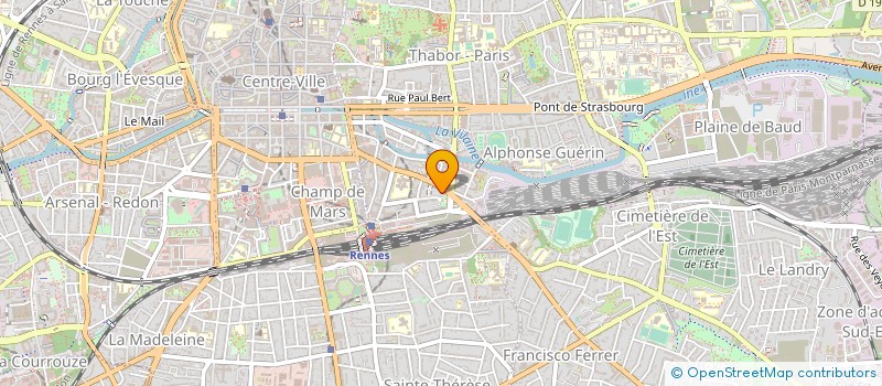 localisation de l'entreprise ASS COPRO 110 RUE SAINT HELIER  RENNES