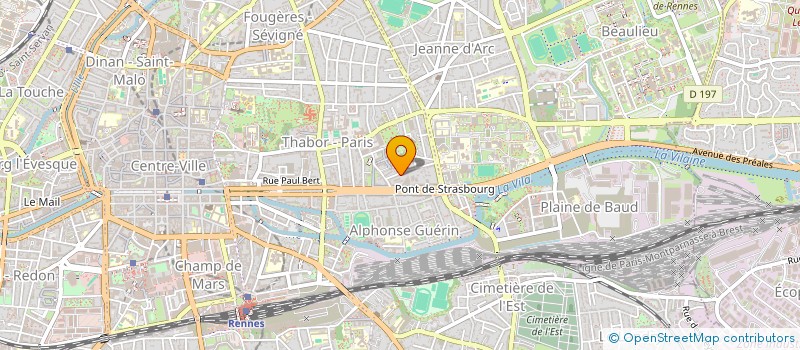 localisation de l'entreprise ASS COPRO 12 BD JEANNE D ARC  RENNES