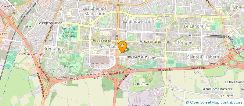 localisation de l'entreprise ASS COPRO 121 AV HENRI FREVILLE  RENNES