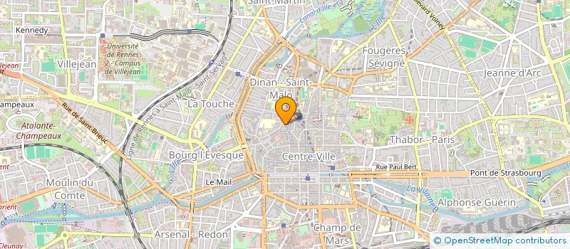 localisation de l'entreprise ASS COPRO 13 C RUE SAINT MICHEL  RENNES