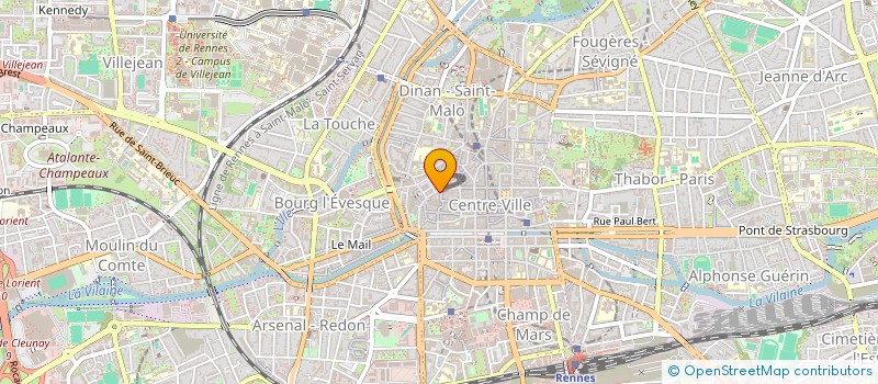 localisation de l'entreprise ASS COPRO 13 RUE DE LA MONNAIE  RENNES