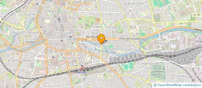 localisation de l'entreprise ASS COPRO 14 BD LAENNEC  RENNES