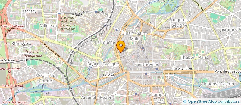 localisation de l'entreprise ASS COPRO 14 PASSAGE DU LOUIS D'OR  RENNES