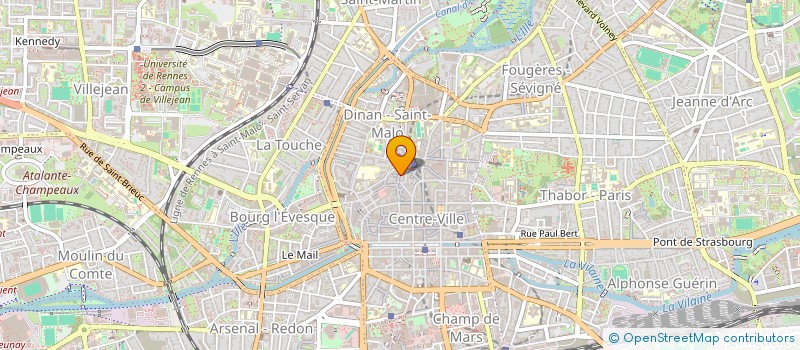 localisation de l'entreprise ASS COPRO 14 R ST MICHEL  RENNES