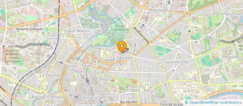 localisation de l'entreprise ASS COPRO 14 RUE DU BOIS RONDEL  RENNES