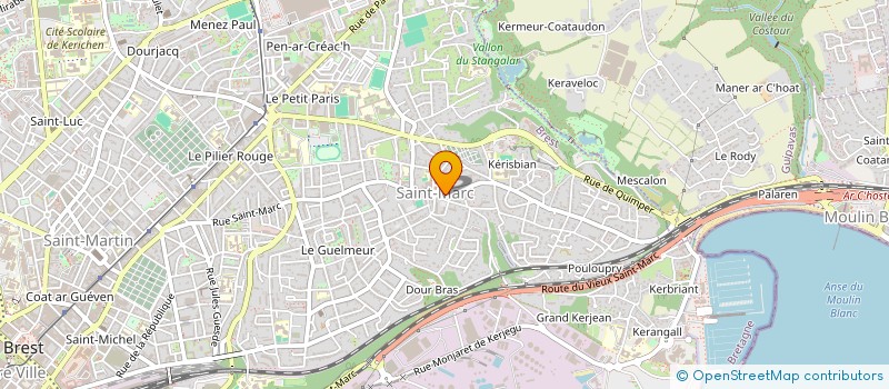 localisation de l'entreprise ASS COPRO 143 RUE DE VERDUN à BREST