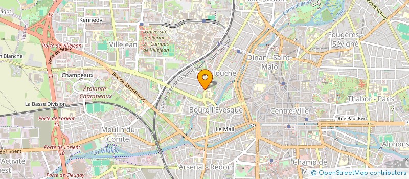 localisation de l'entreprise ASS COPRO 15 BD DE VERDUN  RENNES