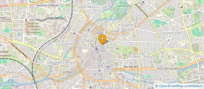 localisation de l'entreprise ASS COPRO 15 PASSAGE DES CARMELITES  RENNES