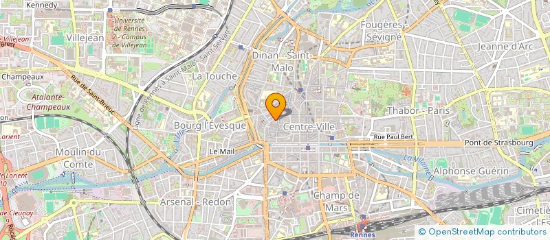 localisation de l'entreprise ASS COPRO 15 RUE DE LA MONNAIE  RENNES