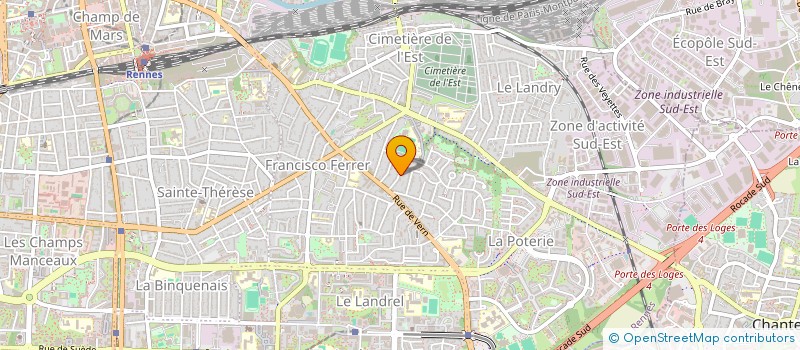 localisation de l'entreprise ASS COPRO 16 KERATRY  RENNES